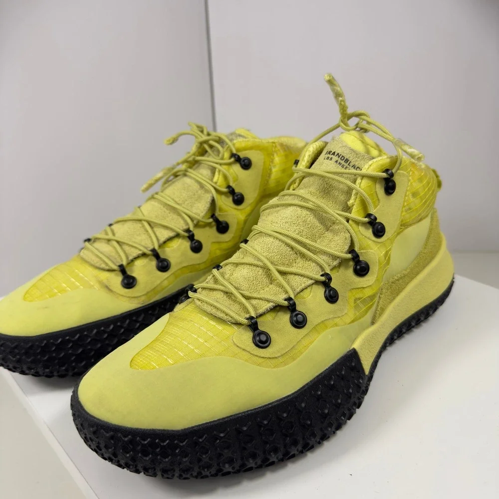 Brandblack Milspec Yellow Mens 10.5 Trail Hiking Boots Cordura Sneaker Vibram